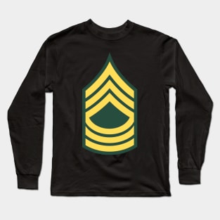 MSG - Master Sergeant  - Std wo Txt Long Sleeve T-Shirt